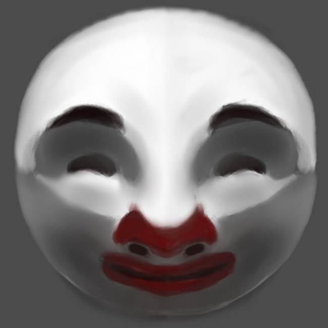 Illustration of a mask by Stephen